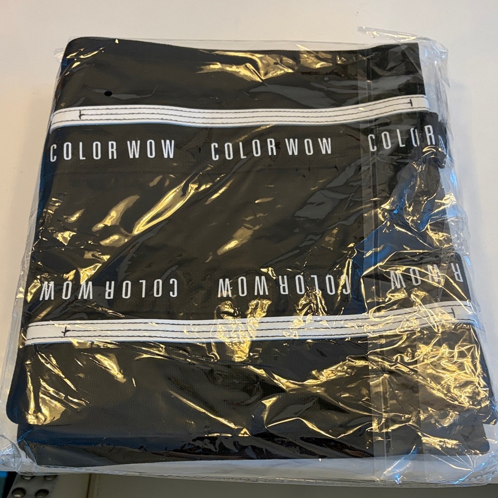 Color Wow Black and White Bag